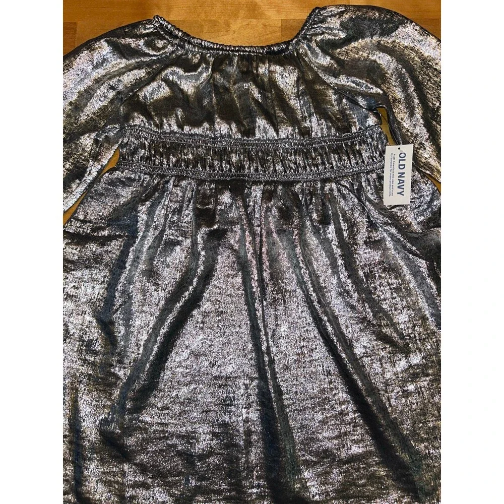 Toddler girls silver Old Navy dress brand new with tags size 4T